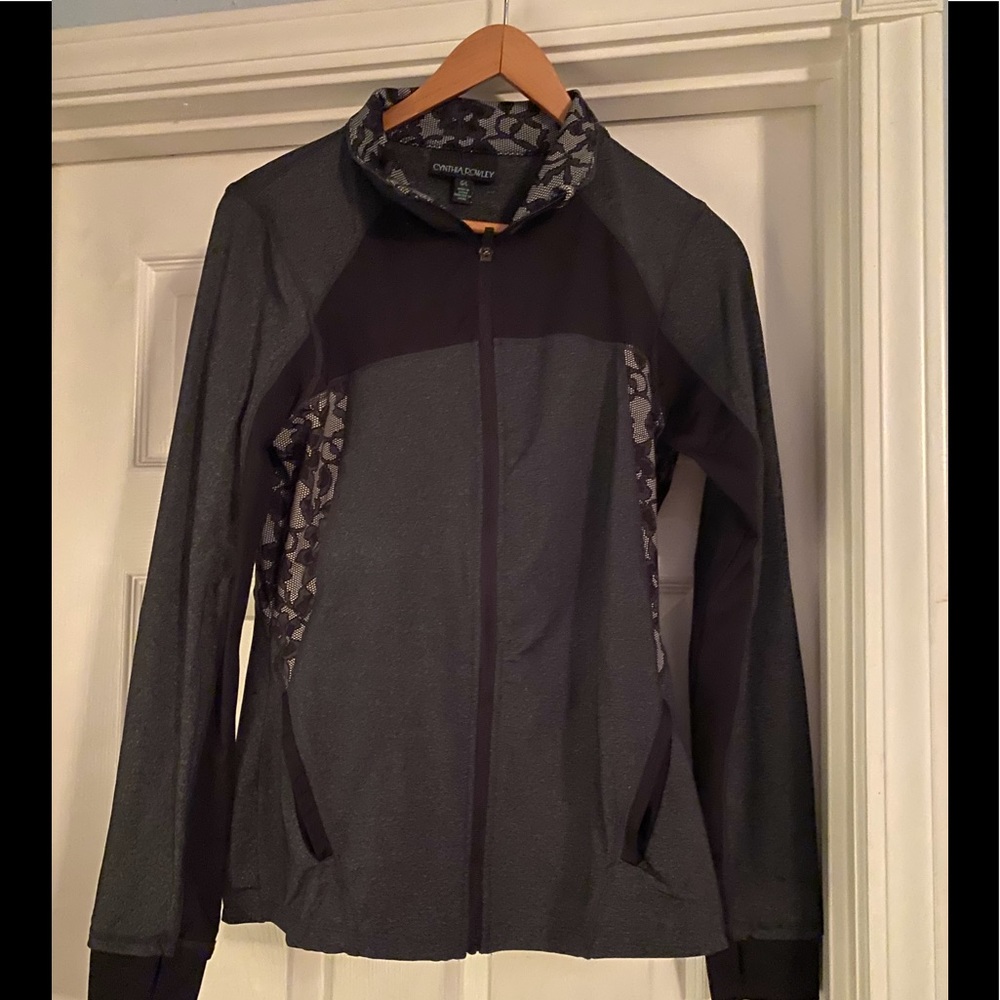 Cynthia Rowley black track jacket